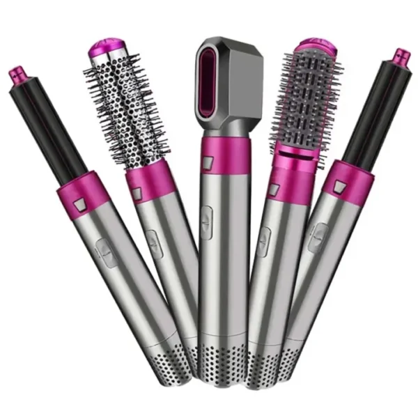 Hair Dryer - Hairdryer - 5 in 1 Hair Styler | Hair Dryer Brush, Straightener, Curler, Volumizer & Blow Dryer – Professional Hair Styling Tool for Women-hair dryer for women - beauty tools