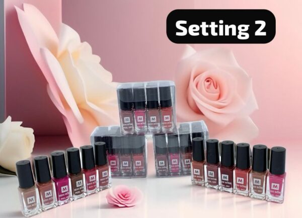 Miss Rose Peel Off Nail Polish - Setting 2
