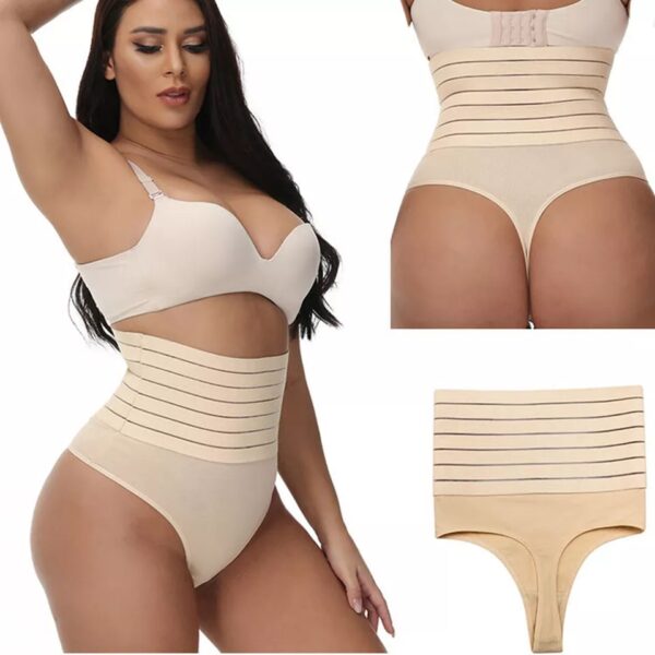 SereneMom™ High-Waist Postpartum C-Section Recovery & Tummy Control Shaper | Medical-Grade Compression Panty | No-Roll Comfort.