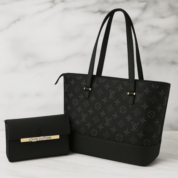 Lv High Quality Tote Bag With Clutch Wallet