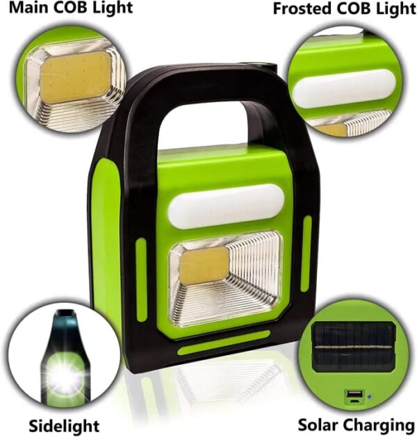 Hurry Bolt 3 in 1 Solar Work Rechargeable Light