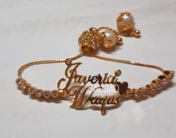 Customize Bracelet, Customize Name Bracelet, Name Bracelet, For Girls & Boys (PERFECT GIFT TO SEND YOUR WIFE , FIANCE, HUSBAND, FATHER