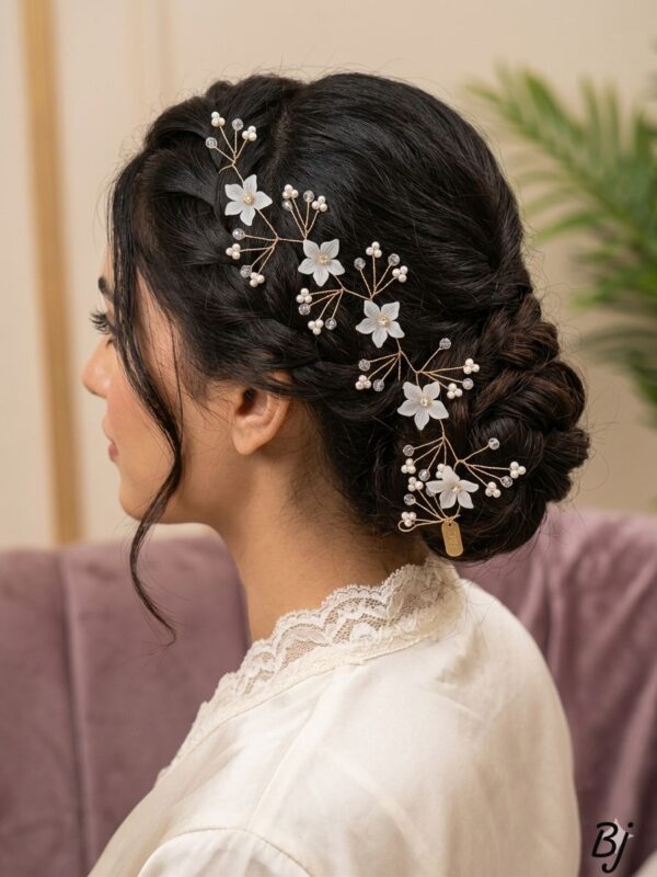 Fancy Beautiful Flower Design Mathapatti For Her Fancy Beautiful Flower Design Mathapatti For Her