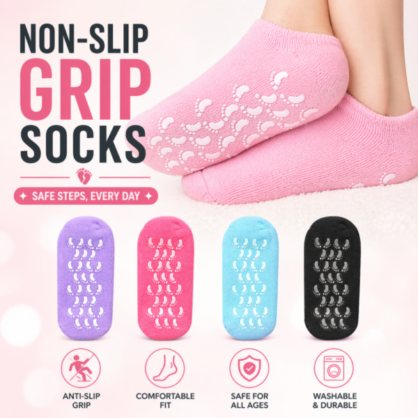 Silicone Gel Moisturizing Spa Socks for Baby-Soft Feet.