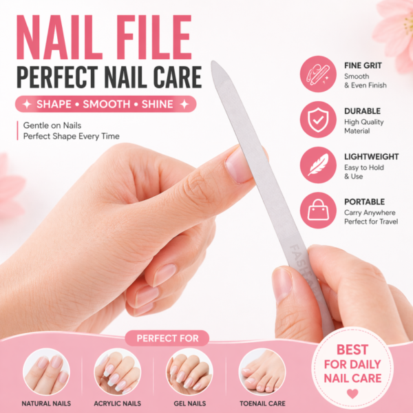 3 in 1 Nail Buffer (steel)
