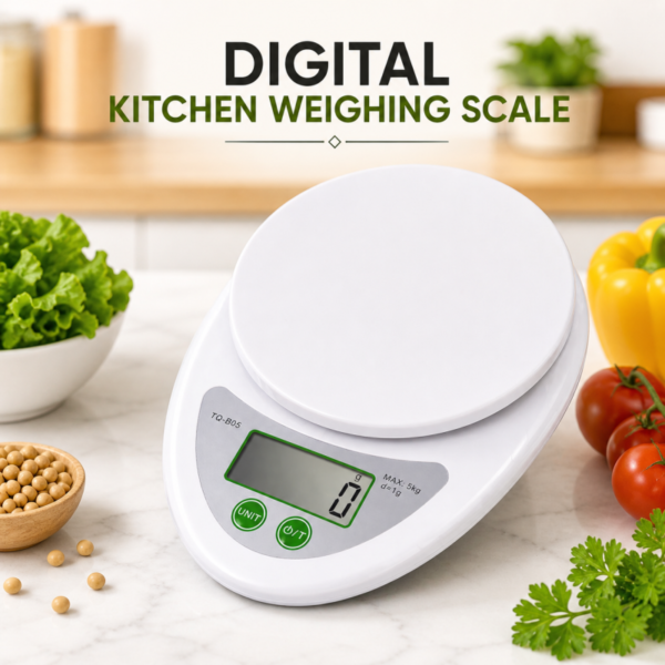 Digital Kitchen Weight Scale With Bowl.