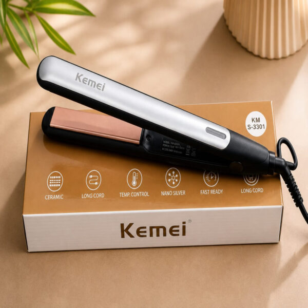 Kemei KM S-3301. Professional styling made easy for perfectly sleek, shiny hair every day.