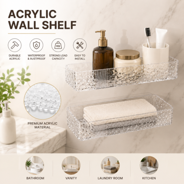 Bathroom Shelf Drain Rack Wall Mount Corner Storage Shelves Shampoo Holder Cosmetic Rack Bathroom organizer.