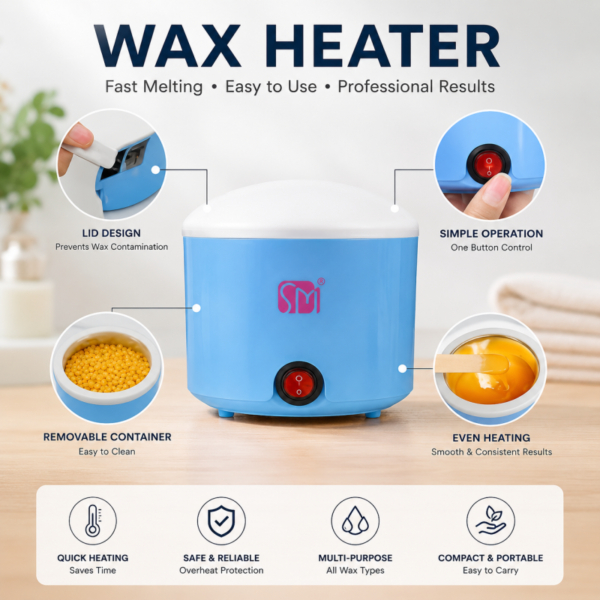 Mini Small Wax Machine Heater Underarm Hair Removal Honey Wax Hair Removal Cream Small and Versatile Wax Melting Machine.