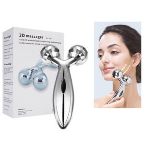 Face Massage Roller 3D Y Shape Face Roller Massager Facial Massage Wrinkle Remover Face-lift Roller Full Body Relaxation 360 Rotate